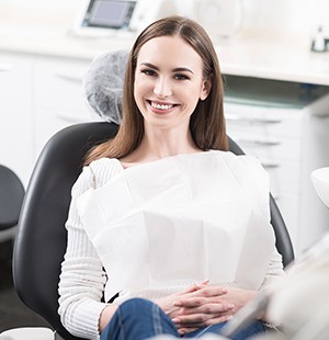 woman smiling at camera