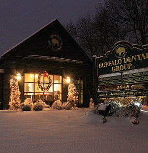 Dental office at christmas